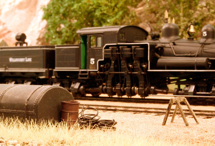 Willoughby Line Model Railroad Shay at Mtn King